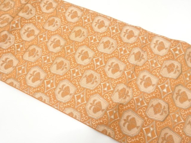 JAPANESEKIMONO / ANTIQUE VARIATION MASU PATTERN / KIMONO FOR SUMMER DE